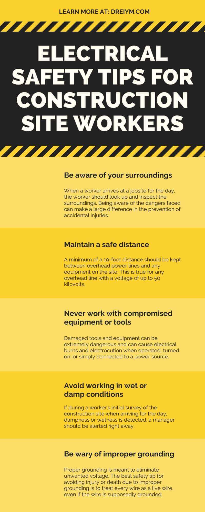 Electrical Safety Tips for Construction Site Workers